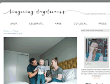 Tablet Screenshot of lingeringdaydreams.com